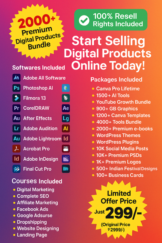 🎁 2000+ Premium Digital Products Bundle